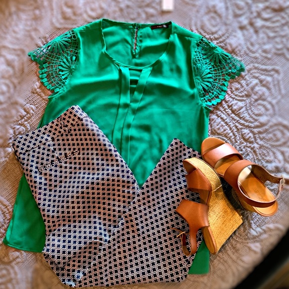 Delia Pants - Navy Ankle dress pants new without tags